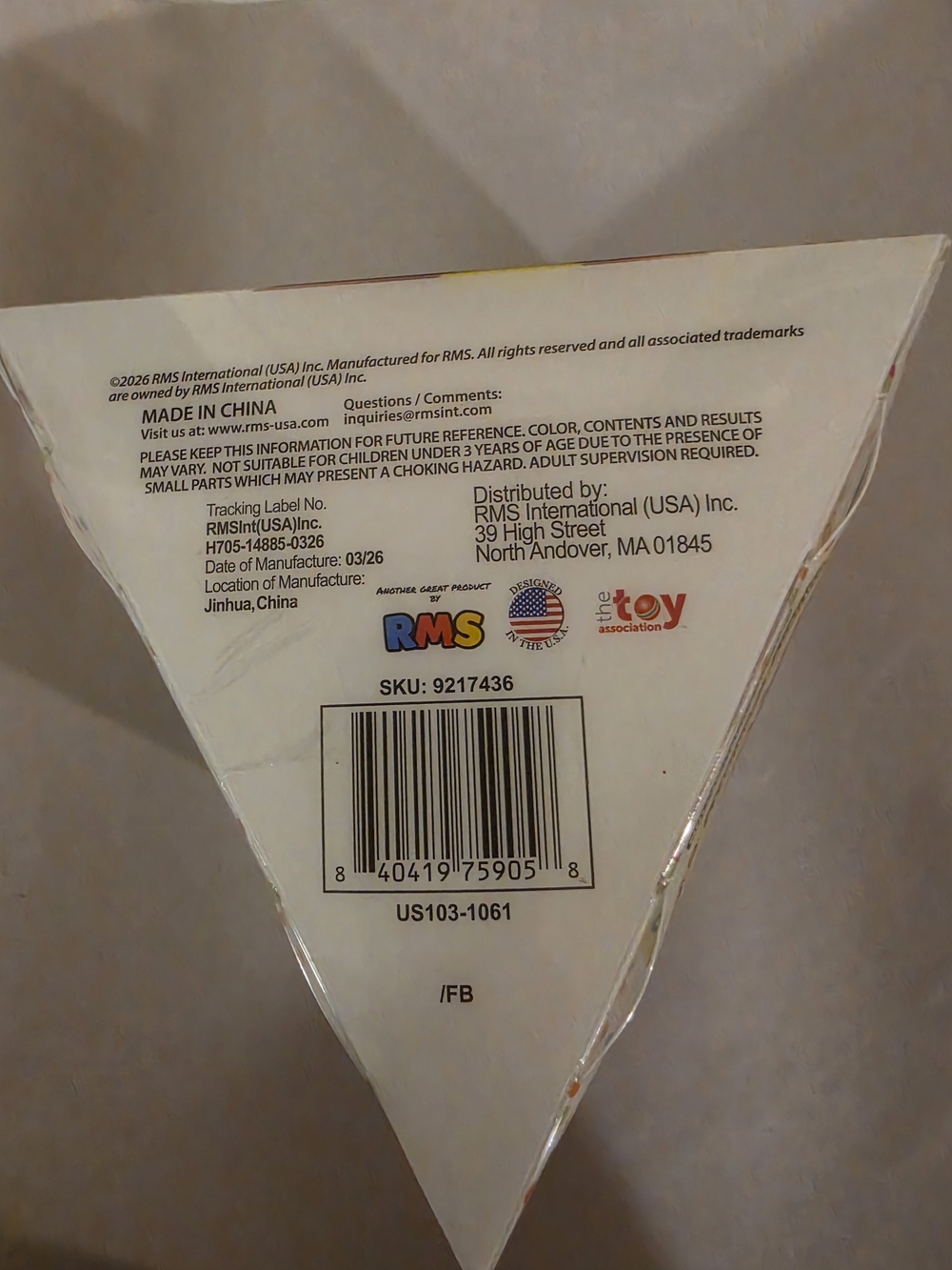 RMS ShumshMart Rainbow Layer Cake Slice Squishy 🍰 - Picture 4 of 4